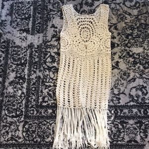 Bohemian crochet vest